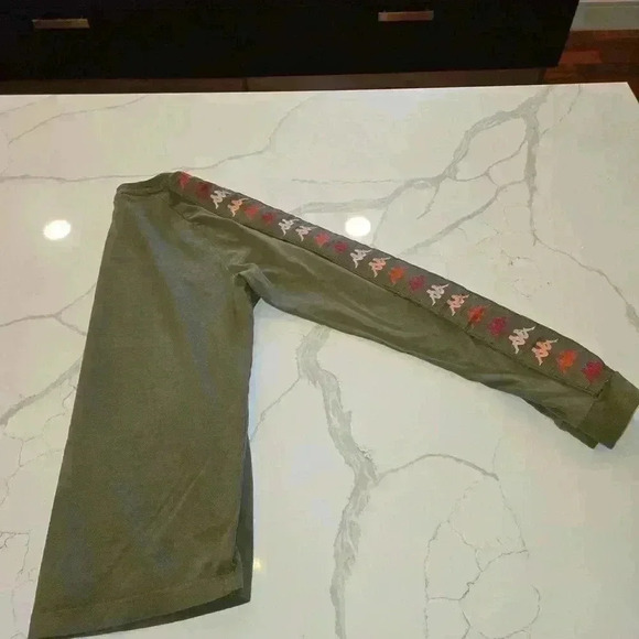 Kappa Mens 222 Banda Bones Long Sleeve Olive Green Size Small - Picture 5 of 9